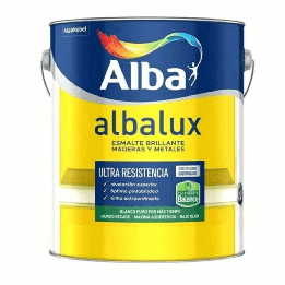 Esmalte al agua Alba Albalux Brillante 4 lts|Ambito