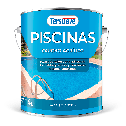 Tersuave Piscinas Base Solvente Blanco 4lt