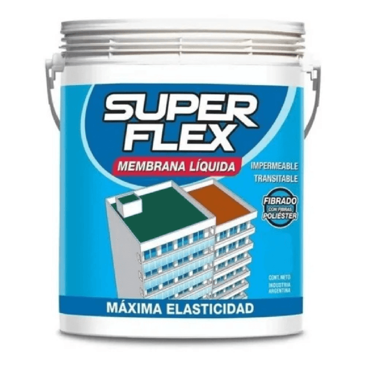 Membrana Líquida Emapi Superflex Fibrado Blanco 4 Kg  Ámbito