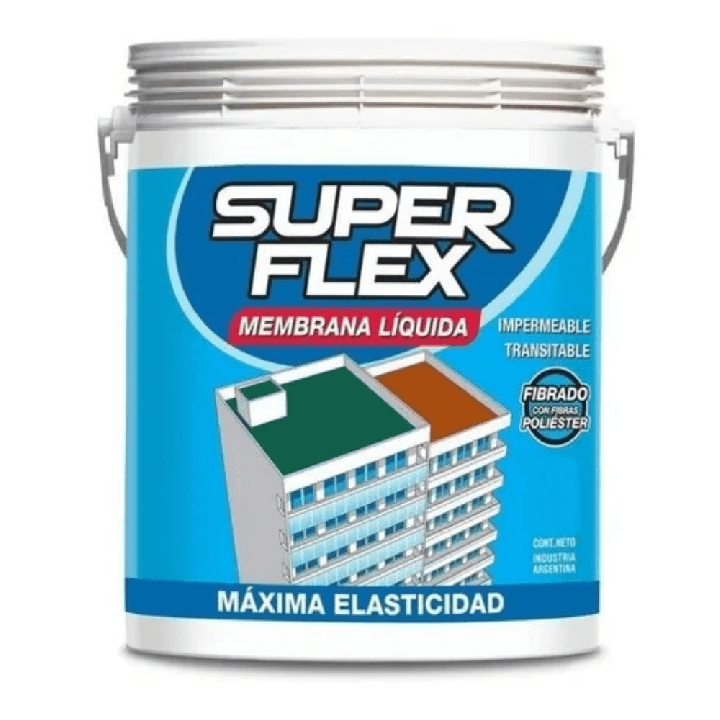 Membrana Líquida Emapi Superflex Fibrado Teja 4 Kg  Ámbito