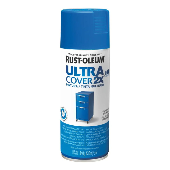Aerosol Brillante Ultra Cover Rust Oleum 340 Gr