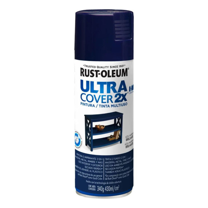 Aerosol Brillante Ultra Cover Rust Oleum 340 Gr