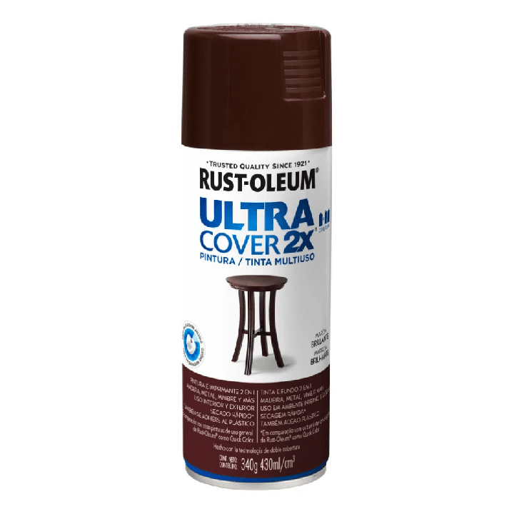 Aerosol Brillante Ultra Cover Rust Oleum 340 Gr