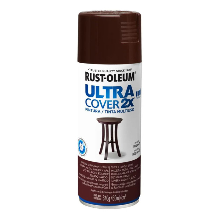 Aerosol Brillante Ultra Cover Rust Oleum 340 Gr