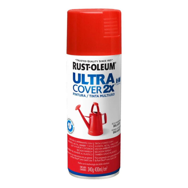 Aerosol Brillante Ultra Cover Rust Oleum 340 Gr