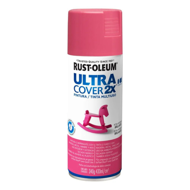Aerosol Brillante Ultra Cover Rust Oleum 340 Gr