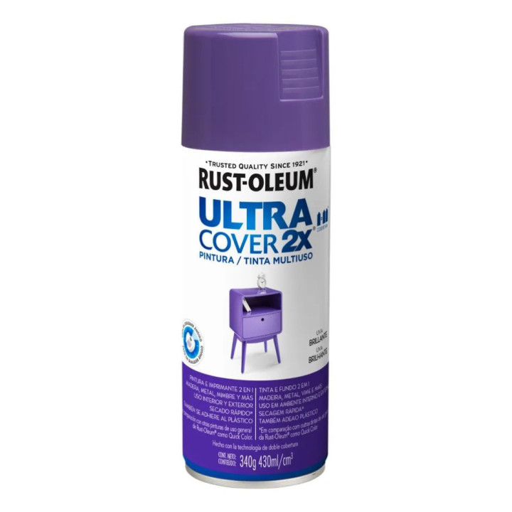 Aerosol Brillante Ultra Cover Rust Oleum 340 Gr