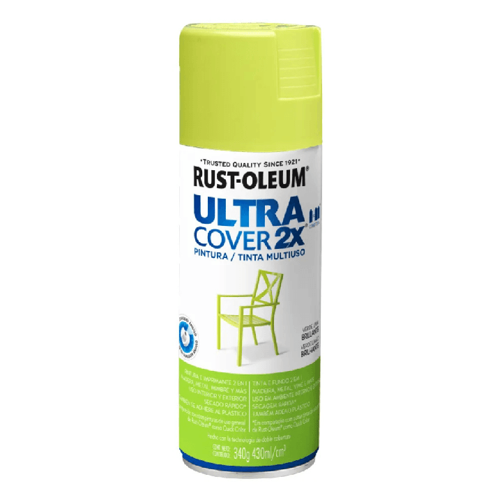 Aerosol Brillante Ultra Cover Rust Oleum 340 Gr