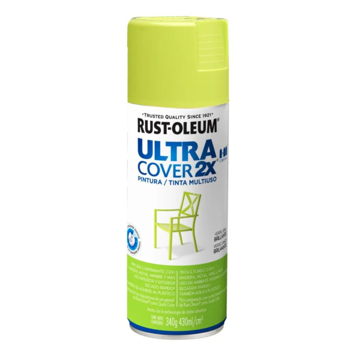 Aerosol Brillante Ultra Cover Rust Oleum 340 Gr
