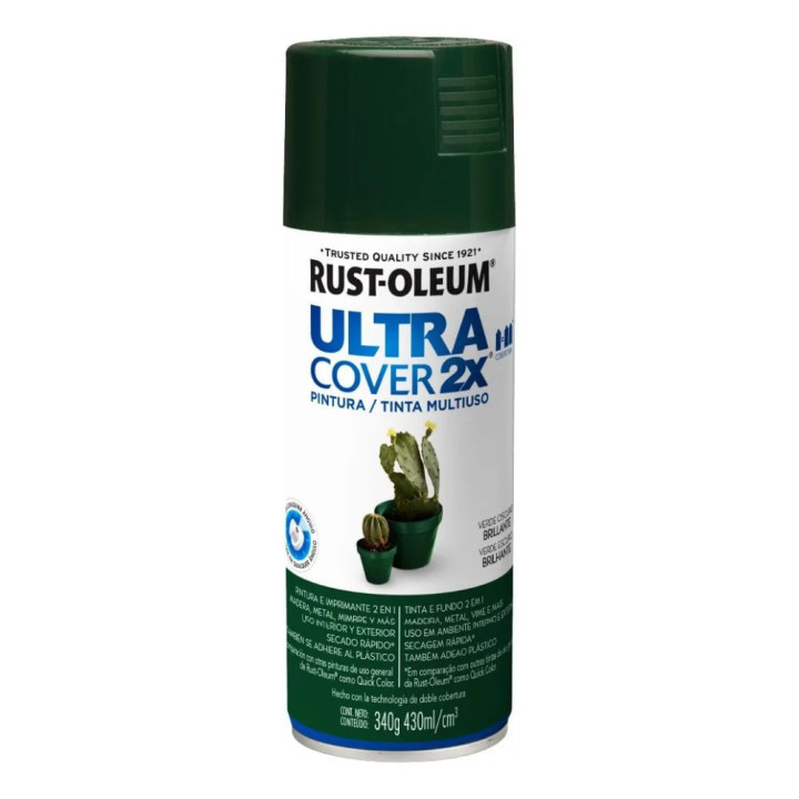 Aerosol Brillante Ultra Cover Rust Oleum 340 Gr